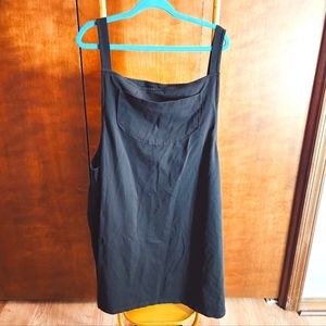 Asos sz 24 black cotton jumper with front pocket